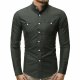 Chemise hommes style sport