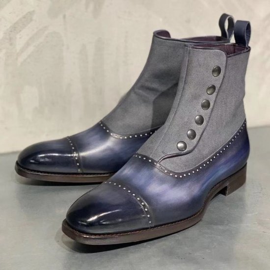 Bottines pointues pour homme