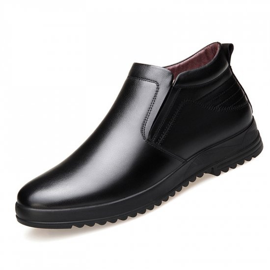 Bottines en cuir pour homme