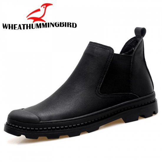 Bottines homme en cuir 