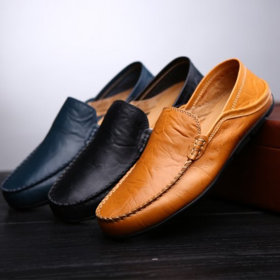 Mocassins en cuir Homme