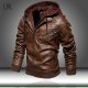  Veste en Cuir Pour Hommes 