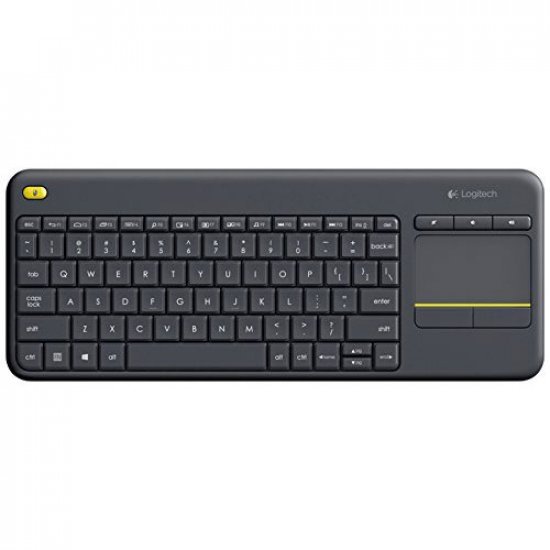 Logitech K400 PLUS - Clavier sans fil TOUCH - Noir