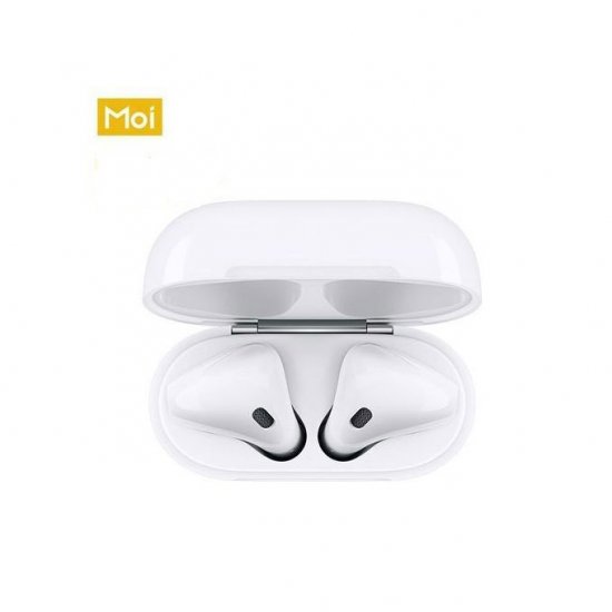 Moi Airpods T191 écouteurs sans fil Blanc