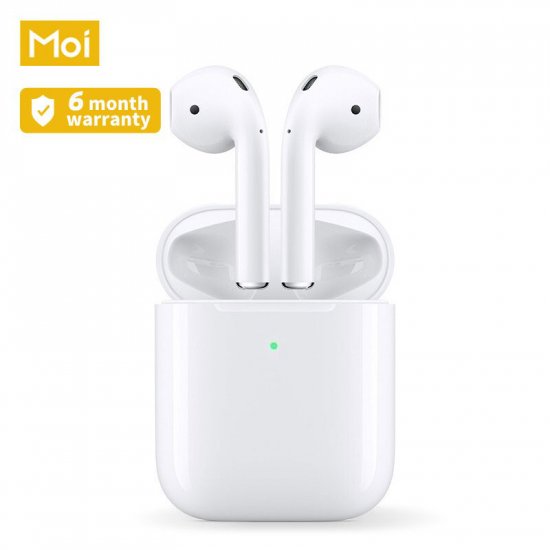 Moi Airpods T191 écouteurs sans fil Blanc