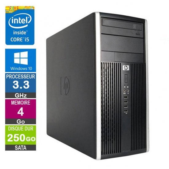 HP 8200 Elite Core i5 Tower 2G Reconditionné