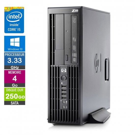 HP Z200 Workstation SFF Core i5 2G Reconditionné