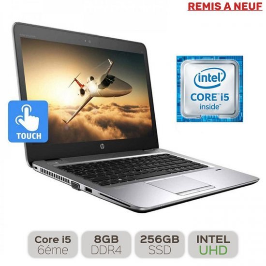 HP ELITEBOOK 840 G3 6TH I5 Tactile - (REMIS A NEUF)