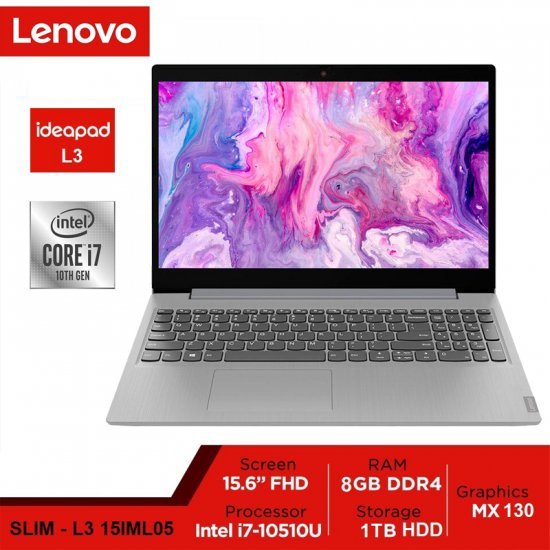 Lenovo IdeaPad L3 15IML05, Core™ i7-10510U