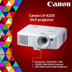 Canon LV-X320 3200 LUMEN XGA PORTABLE PROJECTOR