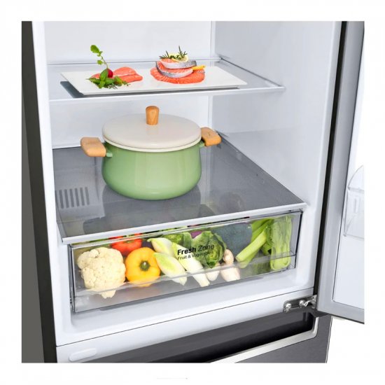 RÉFRIGÉRATEUR LG COMBINE 341L A++ INOX GR-B479NQLM