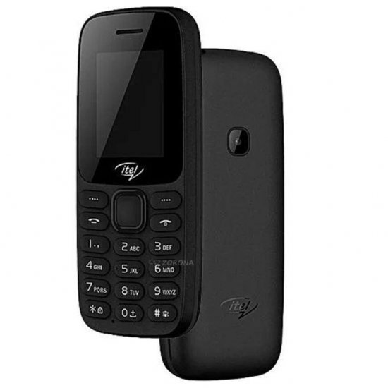 Itel 2173 Téléphone Double SIM + FM CHARGE DURABLE Noir