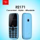 Itel 2171 Double sim - Radio - Caméra Bleu