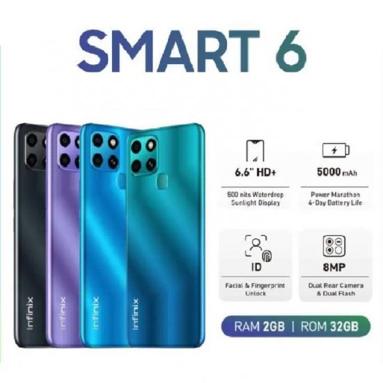 Infinix Smart 6 2GB 32GB