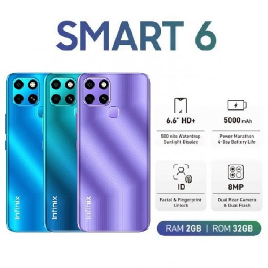 Infinix Smart 6 2GB 32GB