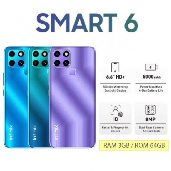 Infinix Smart 6 3GB 64GB