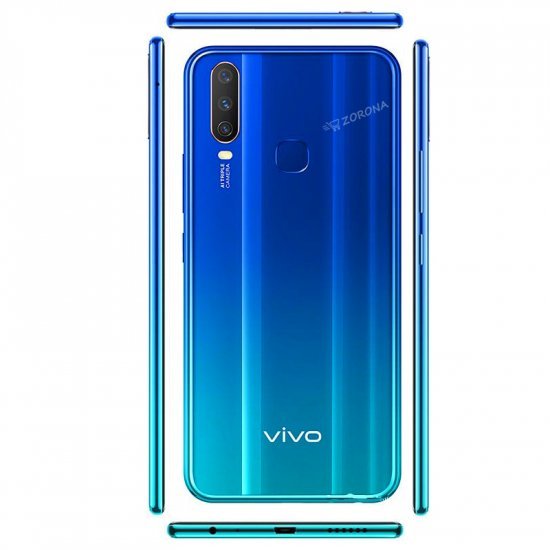 Vivo Y15 5000mAh 4 GB RAM et 64 ROM - Bleu