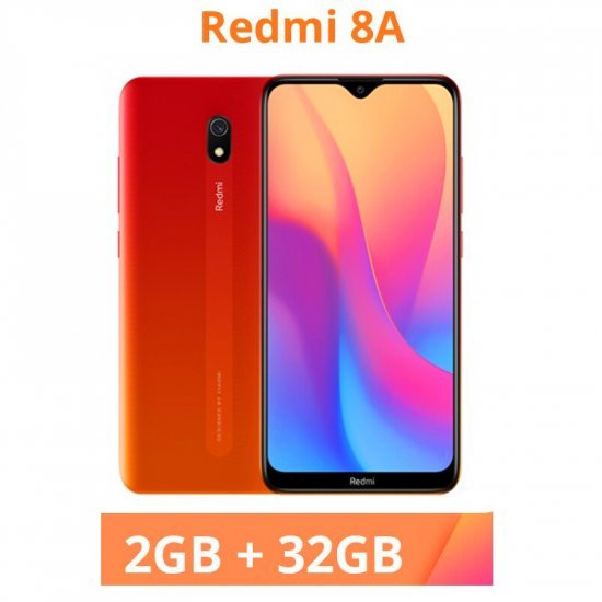 XIAOMI REDMI 8A 4G 6.2" (2GO, 32GO) ANDROID - Rouge