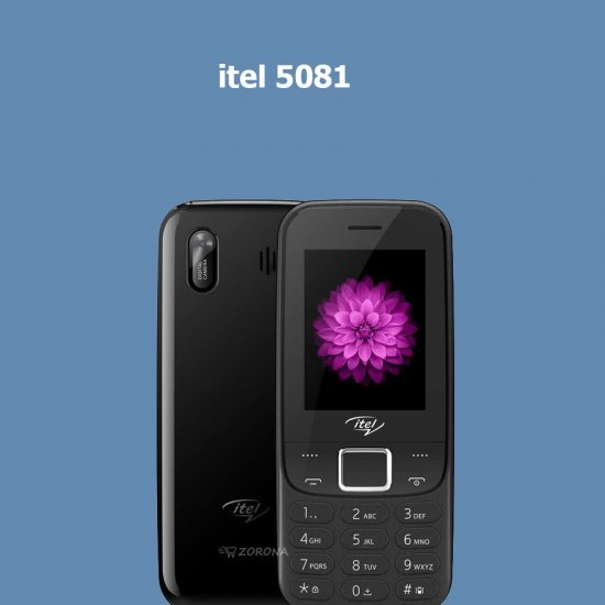 Itel 5081-TRIPLE SIM -Noir