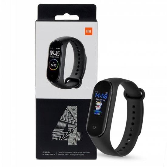 Mi Smart Band 4 Bluetooth Watch Rate Monitor- Noir