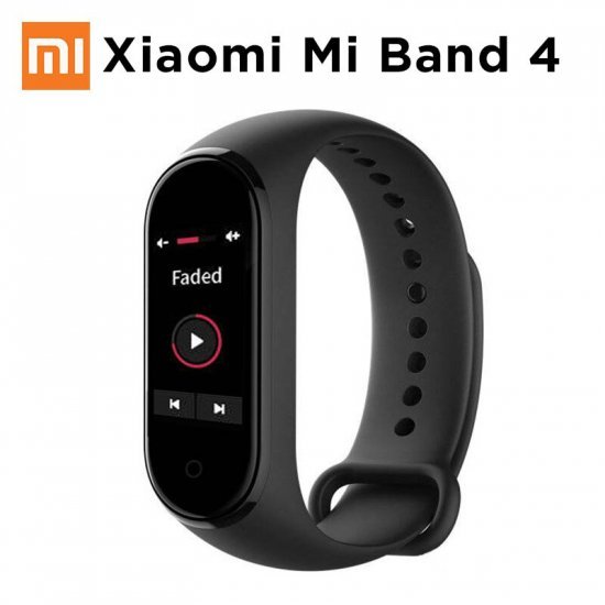 Mi Smart Band 4 Bluetooth Watch Rate Monitor- Noir