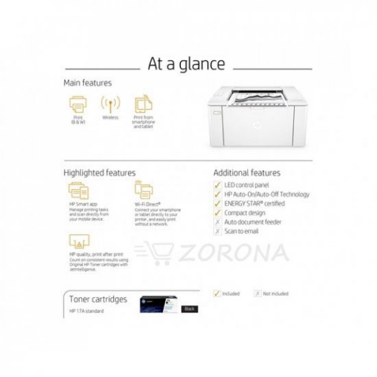 Imprimante HP LaserJet M102W