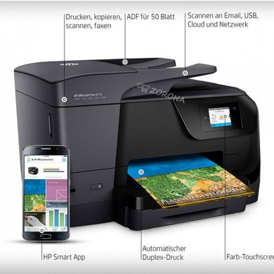 Imprimante Scanner & Impression HP Office Jet Pro 8710