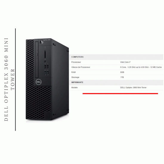 Dell Optiplex 3060 Mini Tower i7