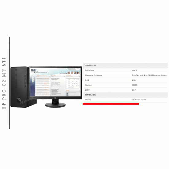 HP Pro G2 MT 8th Intel i5