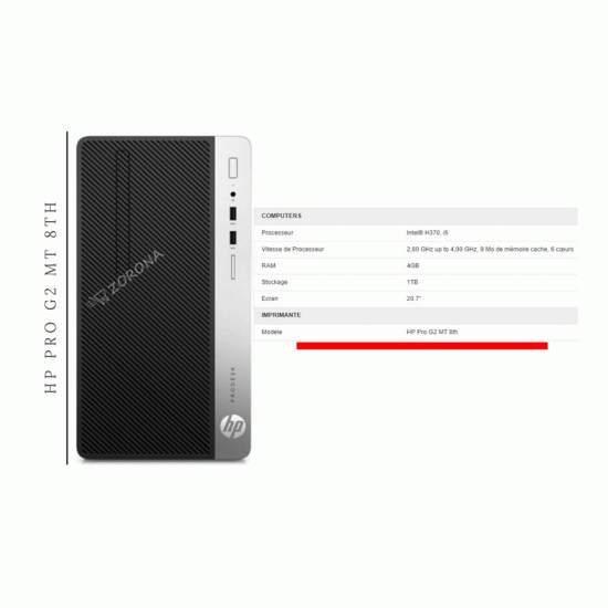 HP Pro G2 MT 8th H370, i5