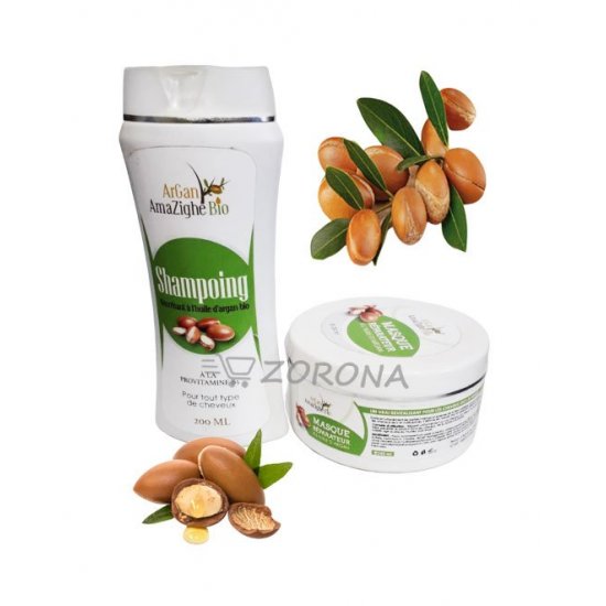 Kit Shampoing à base d'Argan & Masque Réparateur