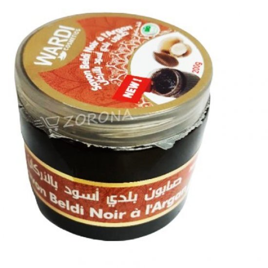 Savon Beldi Noir à l'Argan 