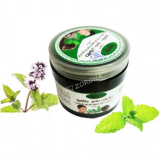 Savon Noir Menthe Pouliot 