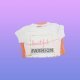 T-shirt avec strass pour fille