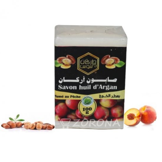 Savon d’Argan au pêche  Naturel