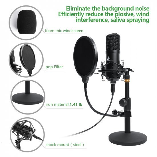 microphone USB gamer AU-A04TC