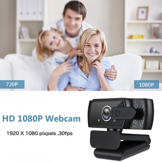 Webcam Full HD 1080p W6