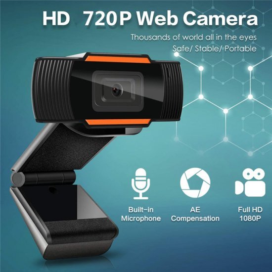 Webcam Full HD 720p