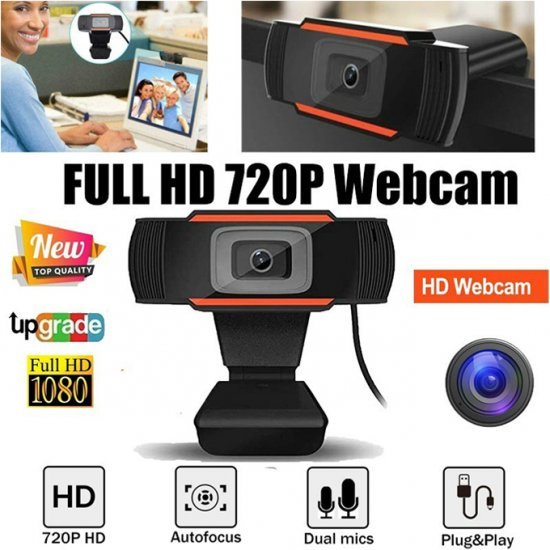 Webcam Full HD 720p