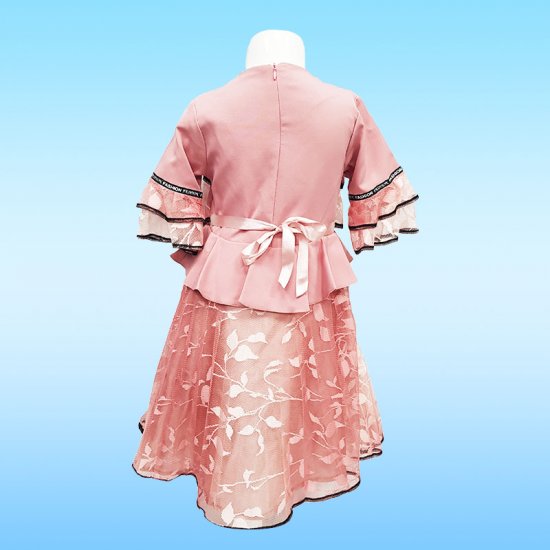 Robe de fille rose