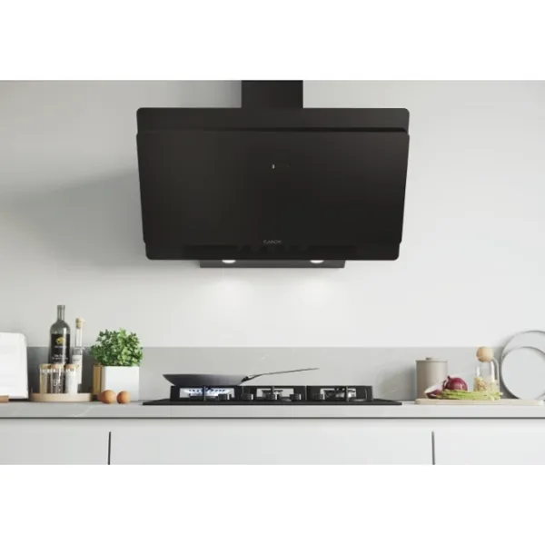 HOTTE CANDY CVMA90N NOIR GLASS 90CM