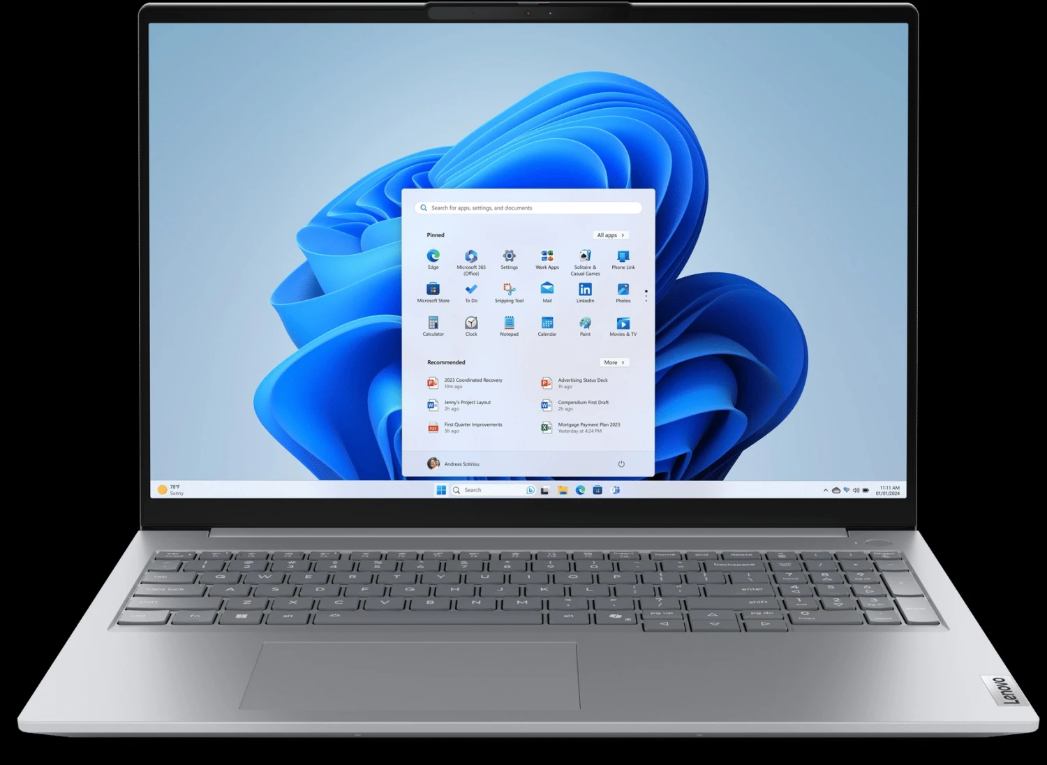 Ordinateur Portable LENOVO ThinkBook 16 G8 IAL ULTRA 7 (21SK001MTP)