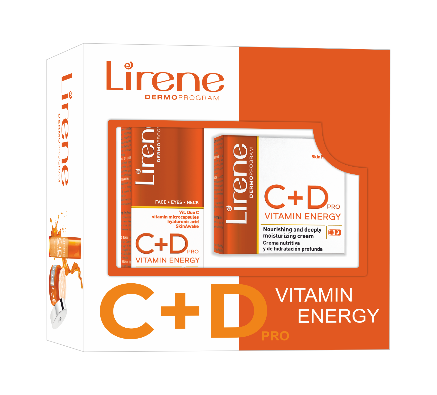 PACK VITAMIN C+D SERUM ET CREME VISAGE LIRENE