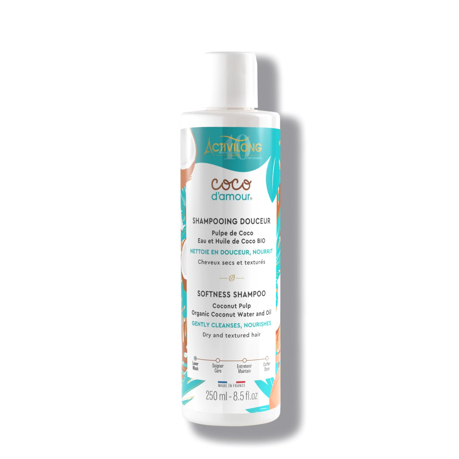 SHAMPOING DOUCEUR PULPE DE COCO D'AMOUR Activilong