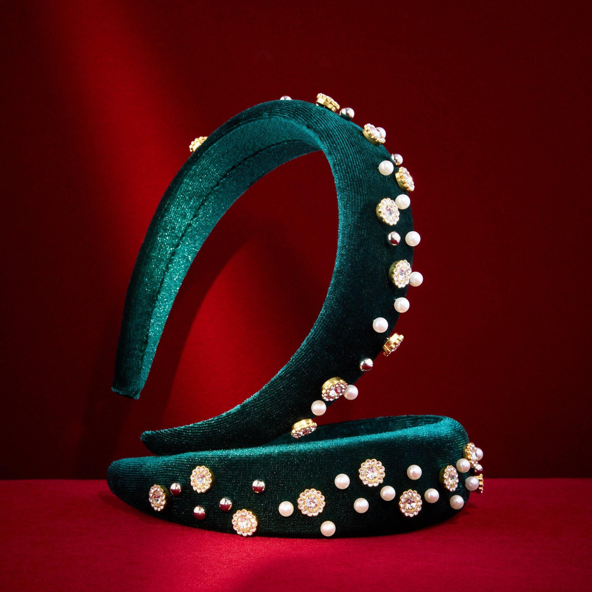 BANDEAU VELVET FESTIVE TREASURES CATRCE