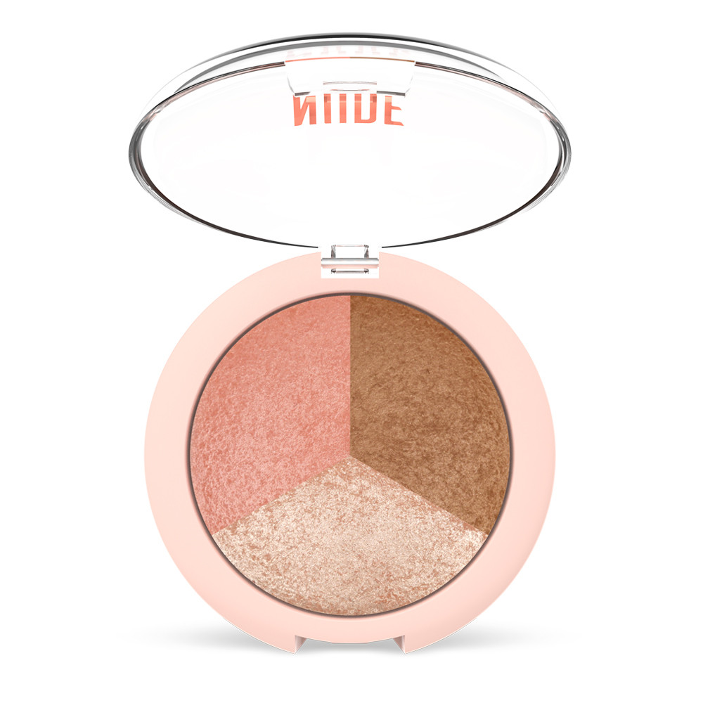 Poudre Baked Trio Nude Look Golden Rose