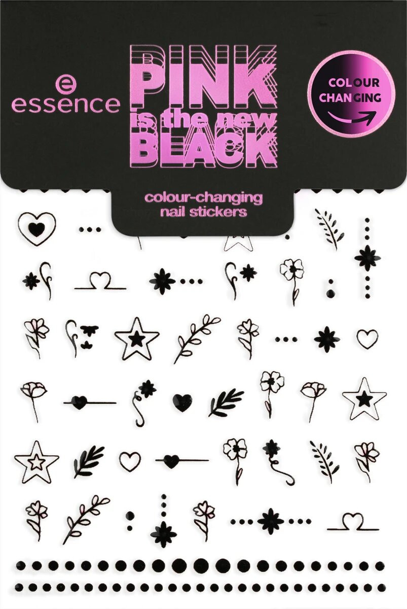 Stickers révélateur de couleurs PINK is the new BLACK Essence