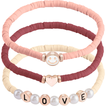 BRACELET TRIO LOVE IT A CHOCO LOT! ESSENCE