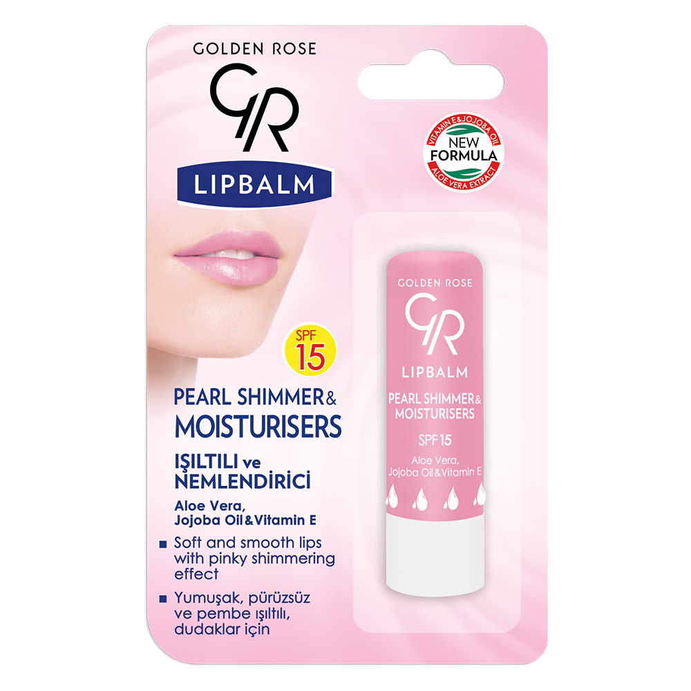 BAUME A LEVRES GOLDEN ROSE HYDRATANTS SPF 15