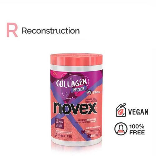 Masque cheveux traitement ultra profond infusion de collagen Novex 400 gr